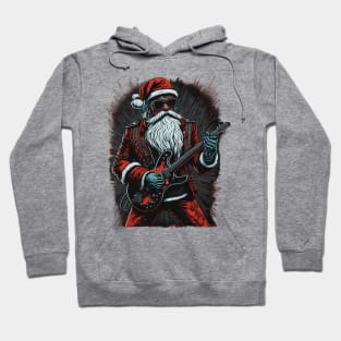 Guitar Santa Hoodie